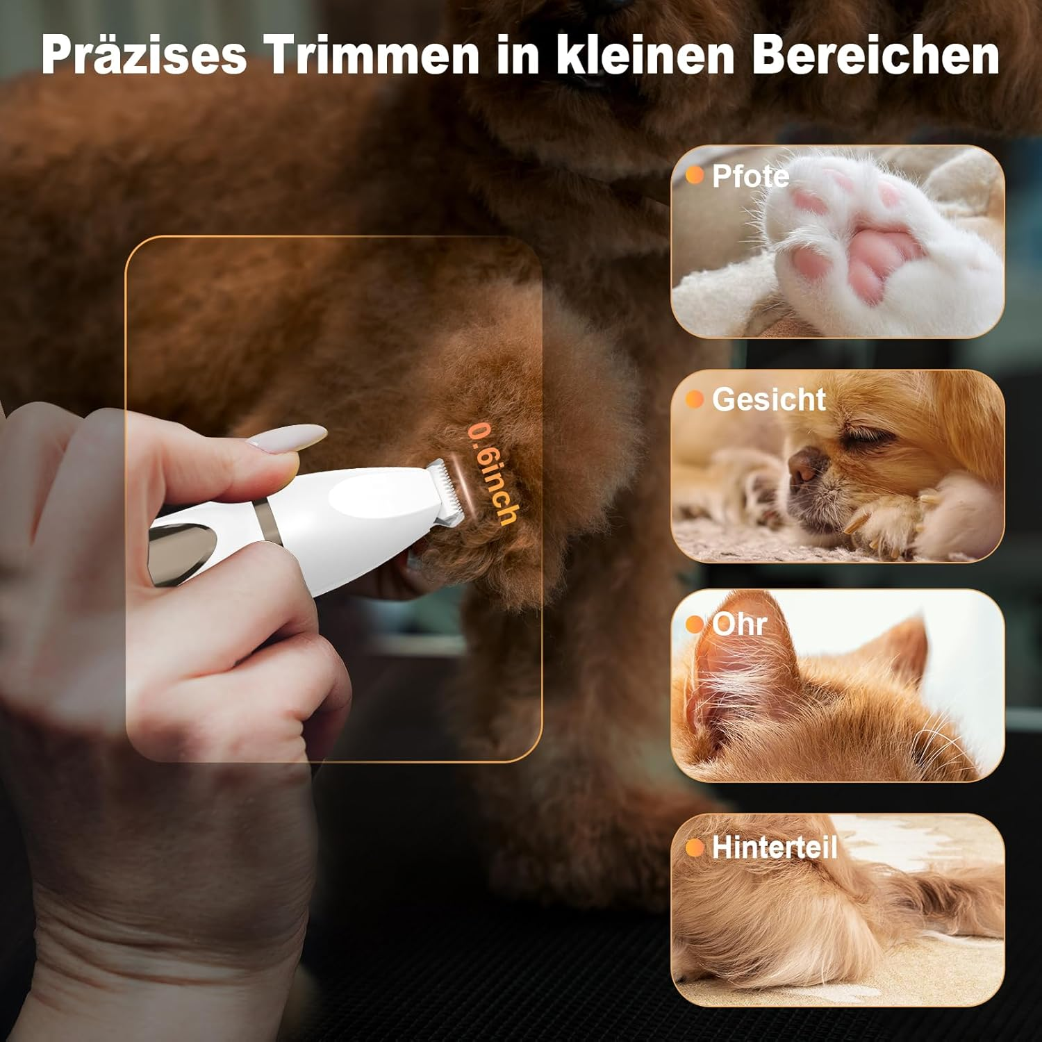 Dog Paw Trimmer with LED Lighting image number 6