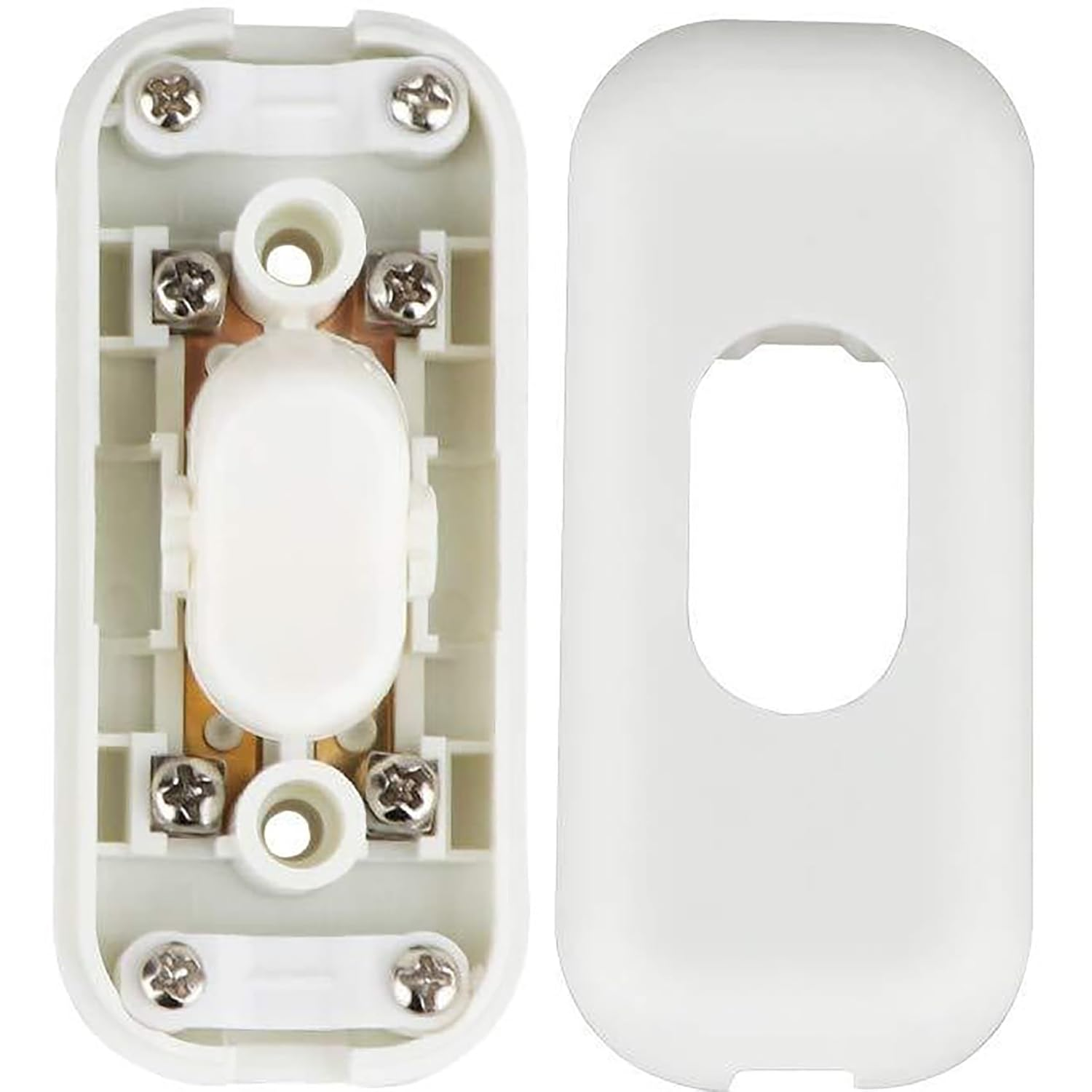 Tunghey 6Pack Inline Cord Switch, On-Off DPST Control Lamp Switch for Bedroom Table Lamp Desk LED Lights image number 1