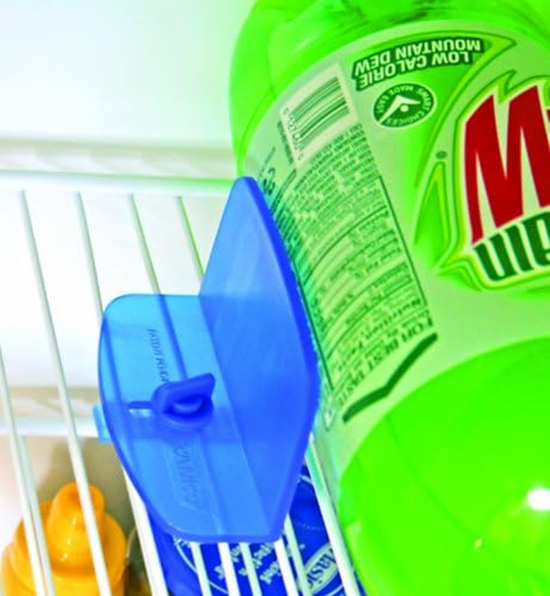 Camco RV Fridge Brace -Holds Food and Drinks in Place during Travel, Prevents Messy Spills Perfect for Rvs, Boats, Camping and More - (2 Pack) (44033),Blue image number 1