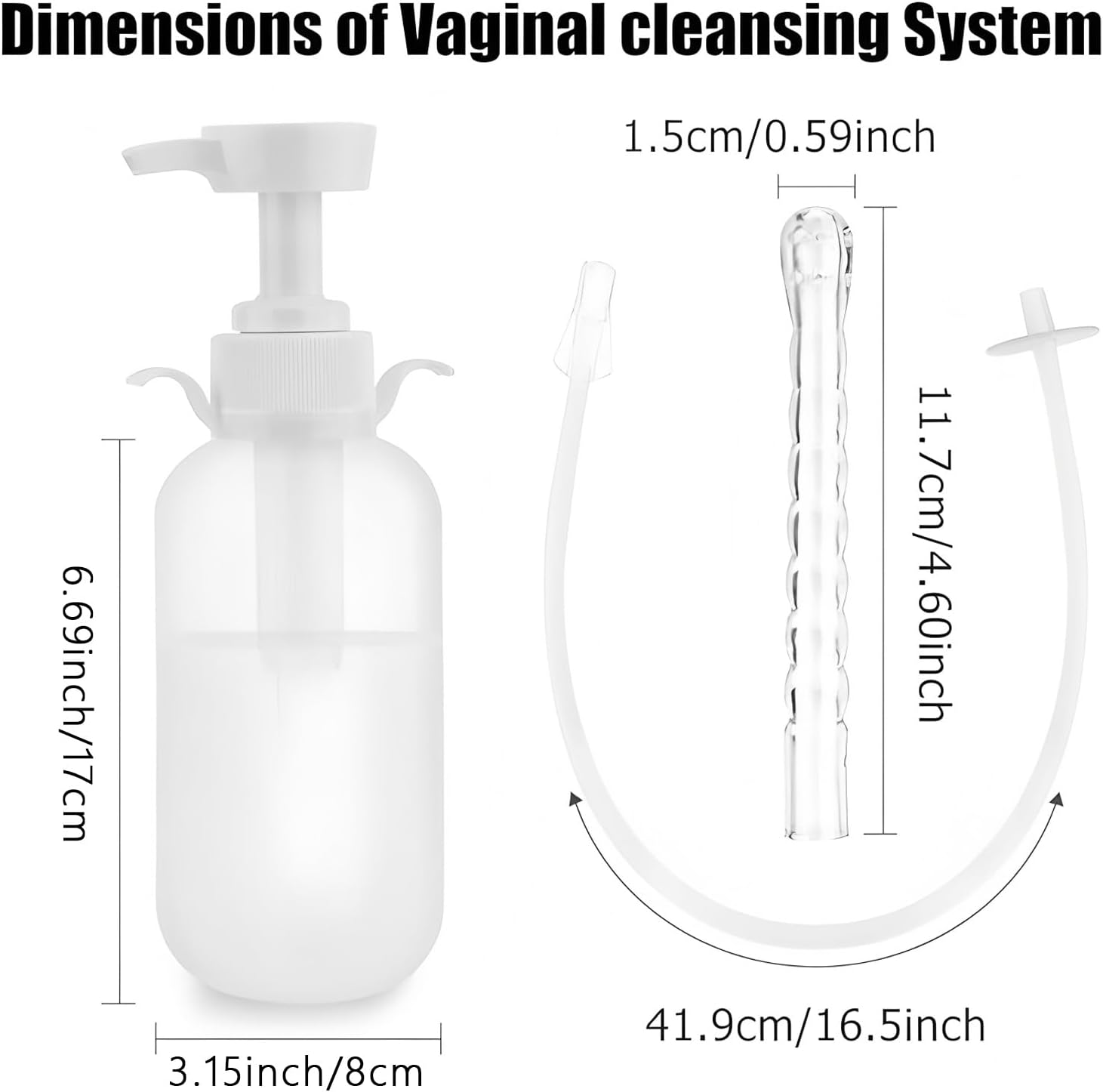 600Ml Enema Bulb Kit &ndash; Medical-Grade Anal Douche & Vaginal Cleansing System,Reusable Enema Kit With1 Nozzle Tips for Colon Cleansing, Detox & Hygiene,Portable Douche for Men & Women (600ML) image number 6