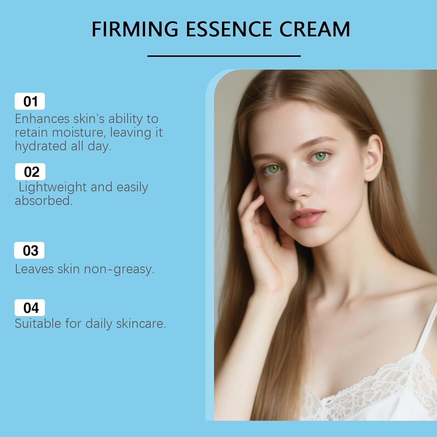 Polypeptide Collagen Firming Cream - Peptide Collagen Elastic Essence Cream - Anti-Wrinkle Firming Lotion for Tightening and Lifting, Improves Skin Elasticity and Reduce Fine Lines (8 Boxes) - 2 Boxes image number 5