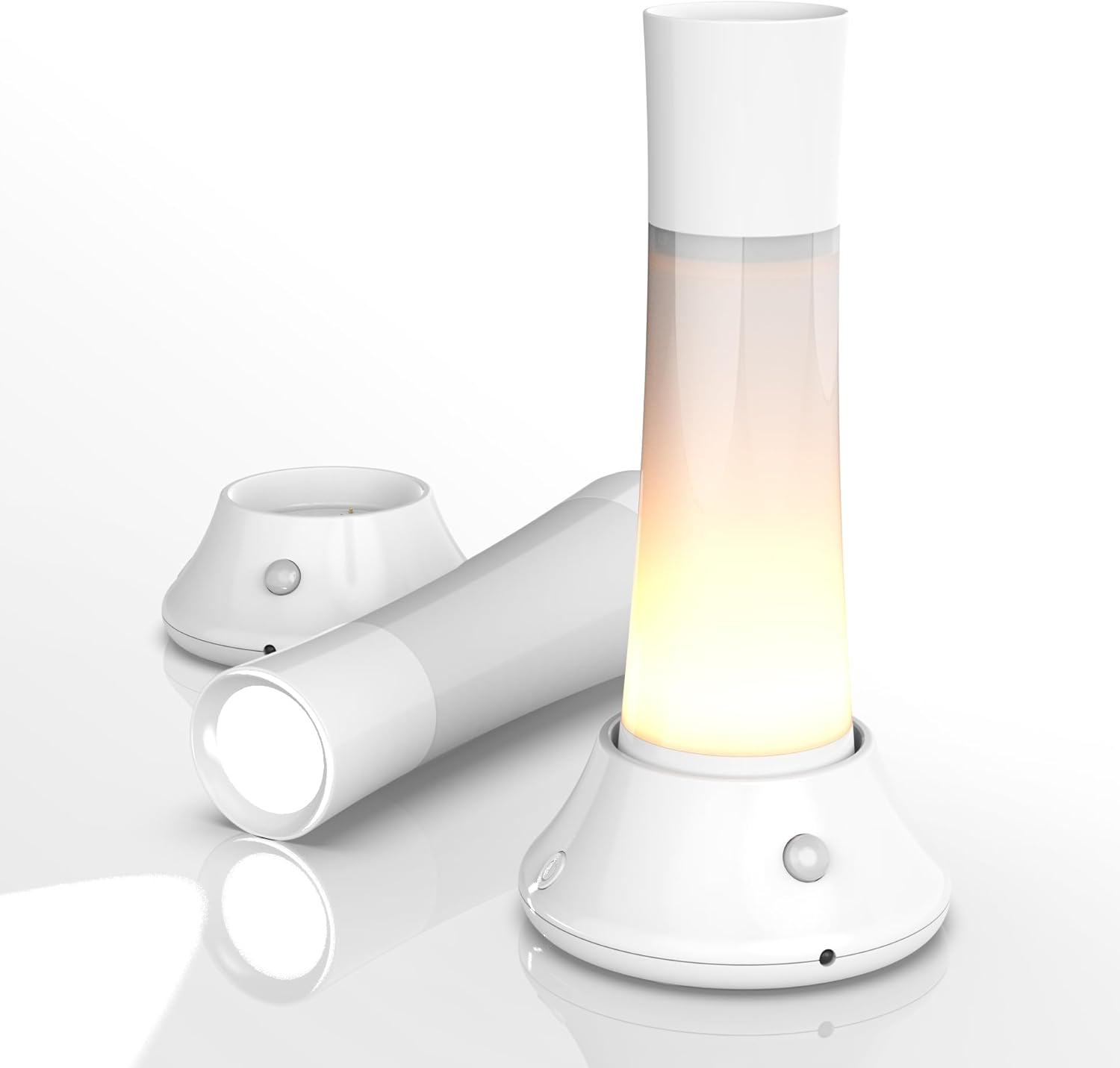 Rechargeable Smart Sensor Night Light with PIR Motion Detection &ndash; 1800Mah LED Bedside Lamp, Nursing & Reading Light, Dimmable Flashlight, Type-C Charging for Bedroom & Kids Room