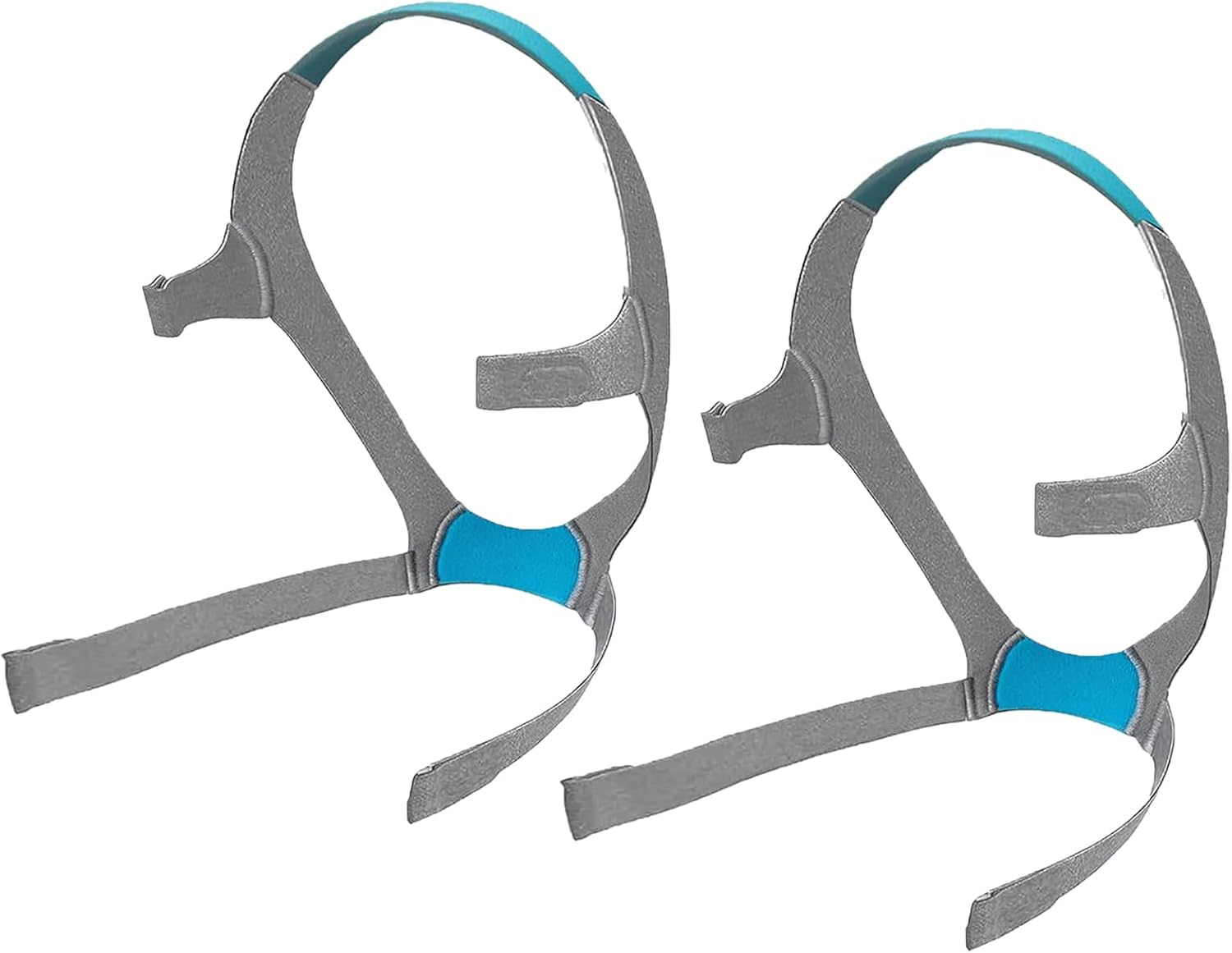 Charlux Headgear Replacement Straps for Resmed Airfit/Airtouchf20 Medium Size, Ultra-Soft Nylon, Full Face, 2 Pack