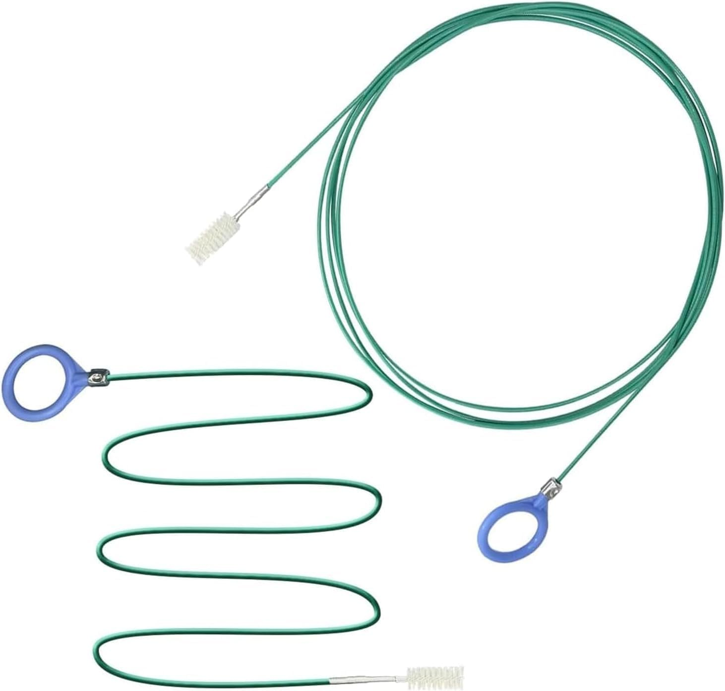 2Pcs 3M Long Drain Unblocker Wire Refrigerator Cleaning Brush,Car Sunroof Air Conditioner Tube Slim Drain Hole Cleaning Tool image number 5