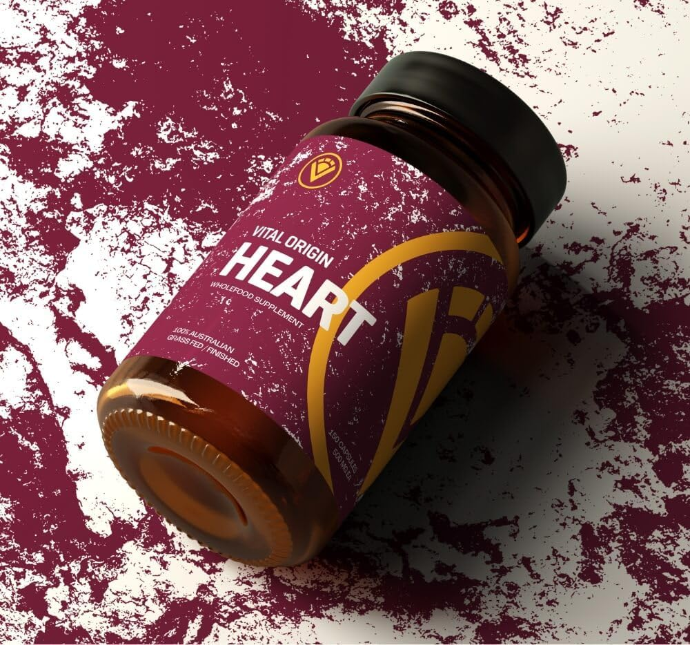 Beef Heart Capsules | Regenerative Grass-Fed & Finished | Natural Coq10, Amino Acids, B12 | Energy, Recovery, Cardiovascular | 150 Capsules image number 2
