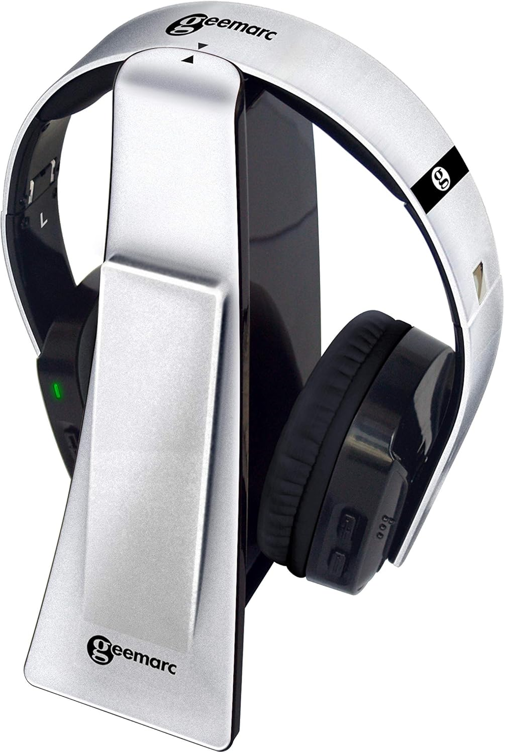 Geemarc CL7400 Headphones with Optical Connection and Amplified Volume for Televisions, Mobile Phones and Computers for Seniors and Hearing Impaired People - Low or Strong Hearing Loss - Version DE image number 4