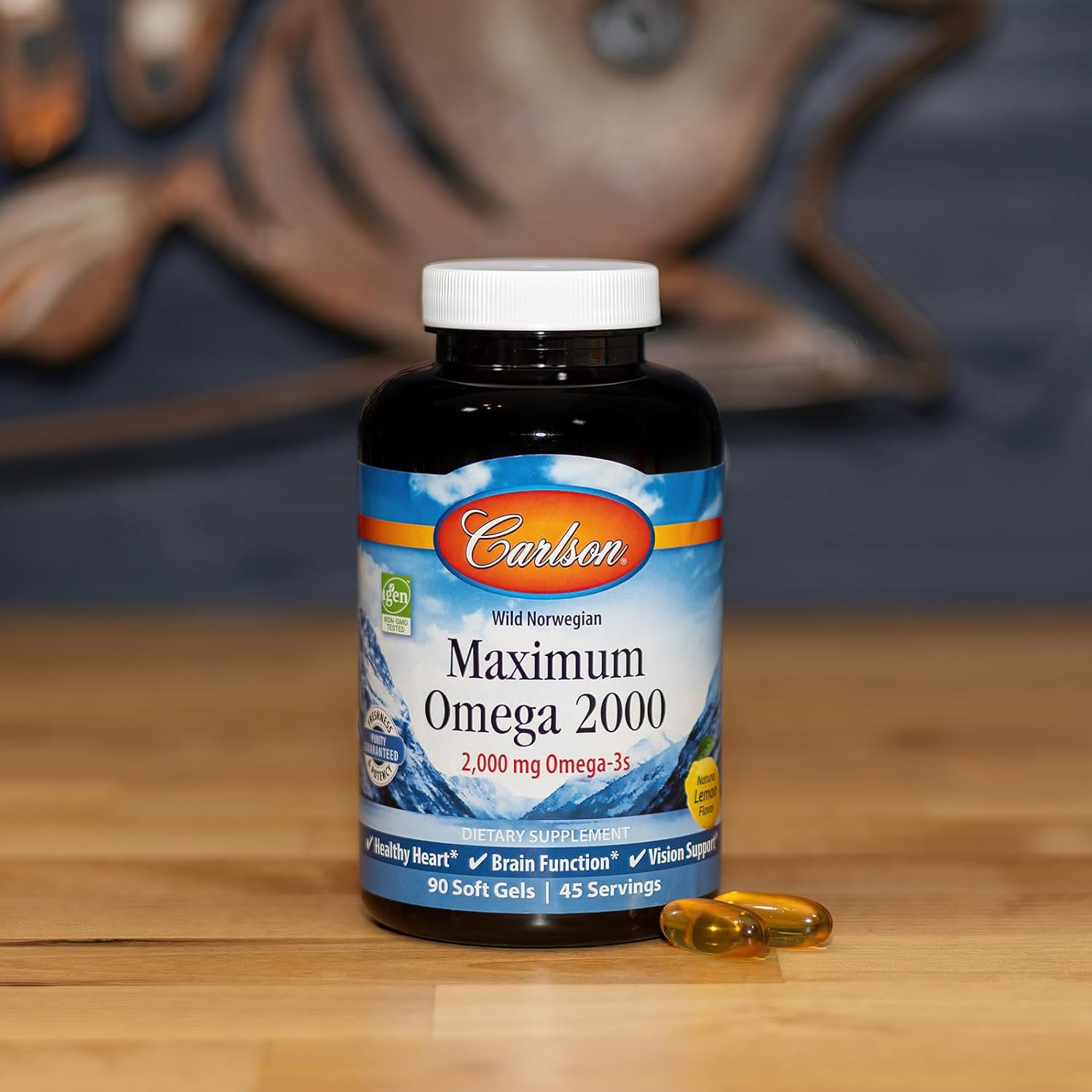 Carlson Labs - Maximum Omega 2000-90 Softgels image number 1