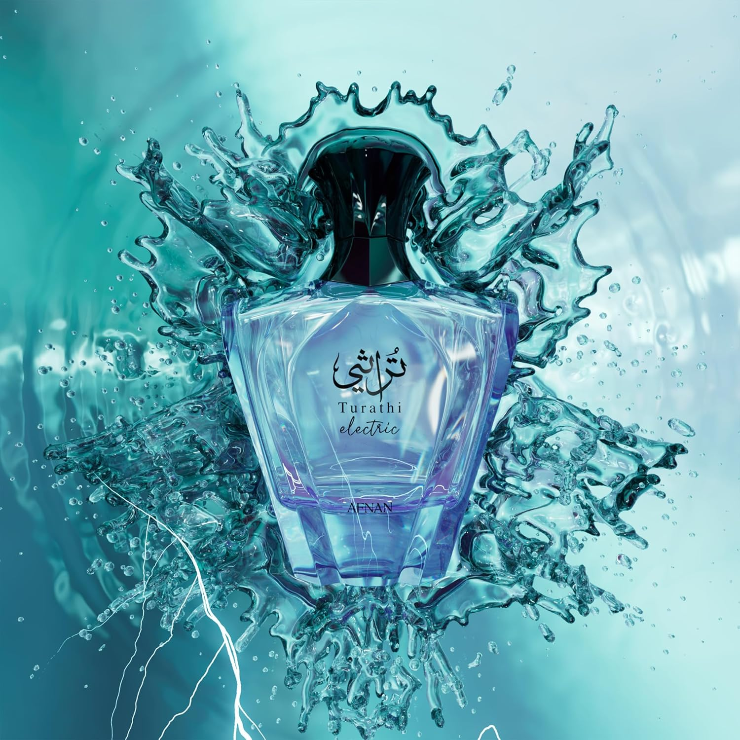 Turathi Collection - Electric by Afnan for Unisex - 3 Oz EDP Spray