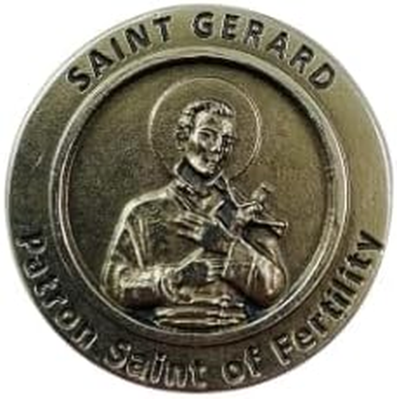 Westmon Works St Gerard Token and Prayer to Become Pregnant with Saint Prayer Holy Card Fertility Set