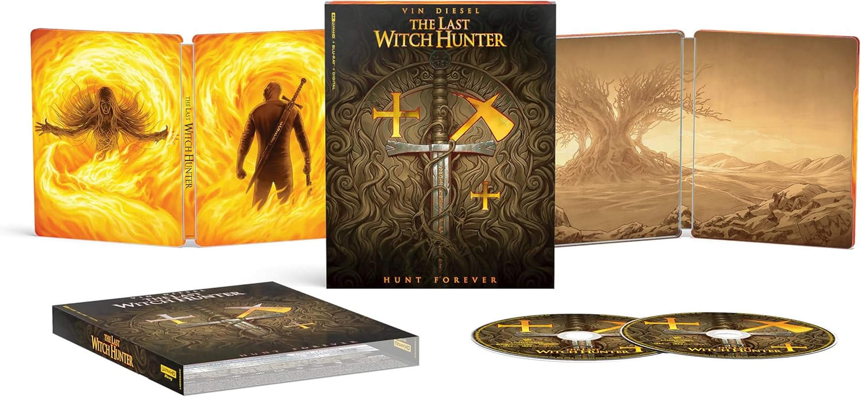 The Last Witch Hunter 4K + Bluray + Digital Amazon Exclusive Steelbook [Blu-Ray] image number 2
