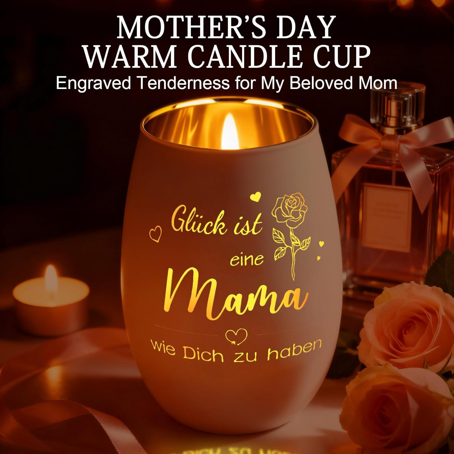 Lantern Mum, High-Quality Engraved Tea Light Holder Gifts for Women, Birthday Gifts for Mum image number 5