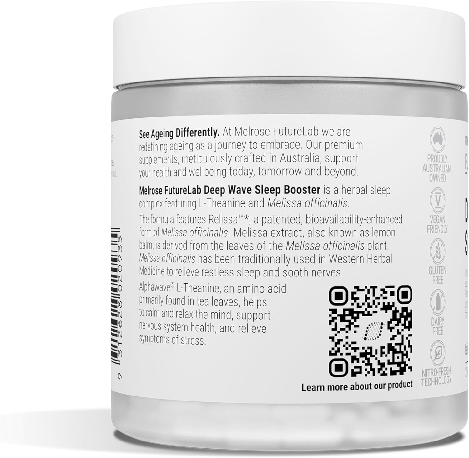 Melrose Futurelab Deep Wave Sleep Booster 30 Capsules image number 2