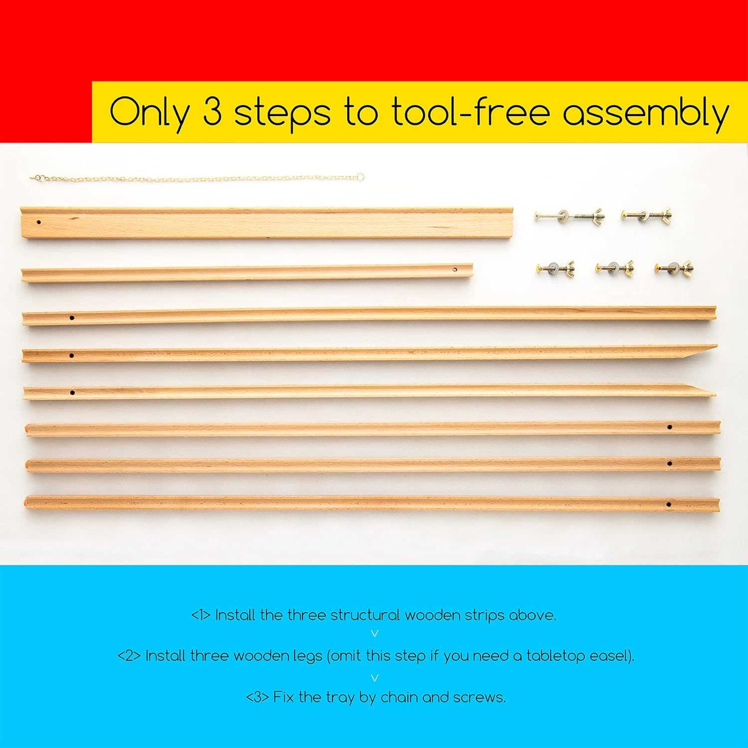 MEEDEN Wooden Easel Stand for Display: Black Wood Tripod for Wedding Sign - Poster Board Holder for Welcome Picture image number 4