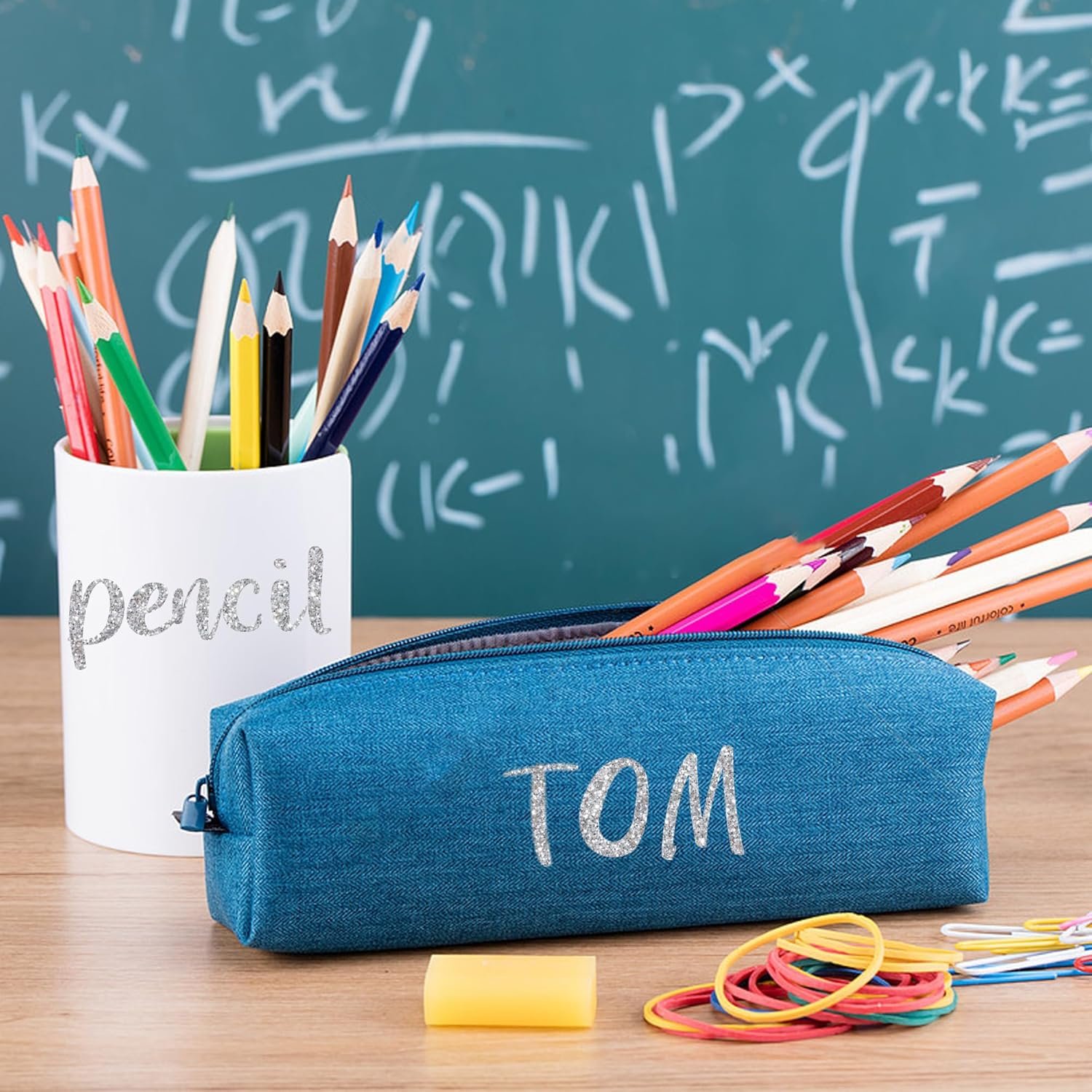 1215 Pcs 15 Sheets Letter Stickers, Glitter Silver, Vinyl, 1 Inch Self Adhesive, Alphabet Number Stickers, Small, for Mailbox Address Crafts Art Classroom Decoration - Black image number 3