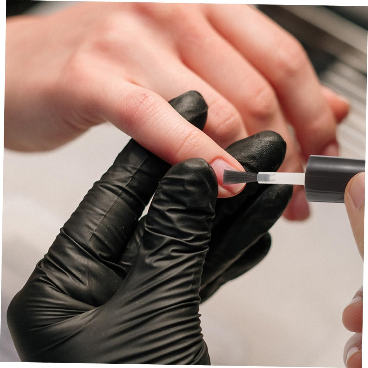 DINHEAROM 25Pcs Replacement Nail Polish Brush for Gel Polish Detailed Brush Head for Smooth Application Versatile Use for Manicure Nail Art for Salon DIY at Home