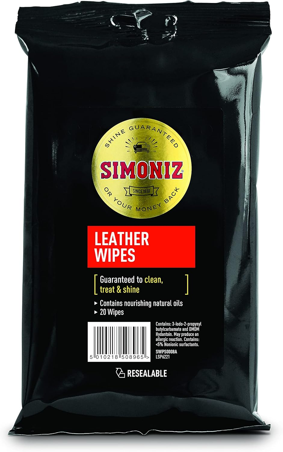 Simoniz Dashboard Protector Gloss Wipes 20 Pack