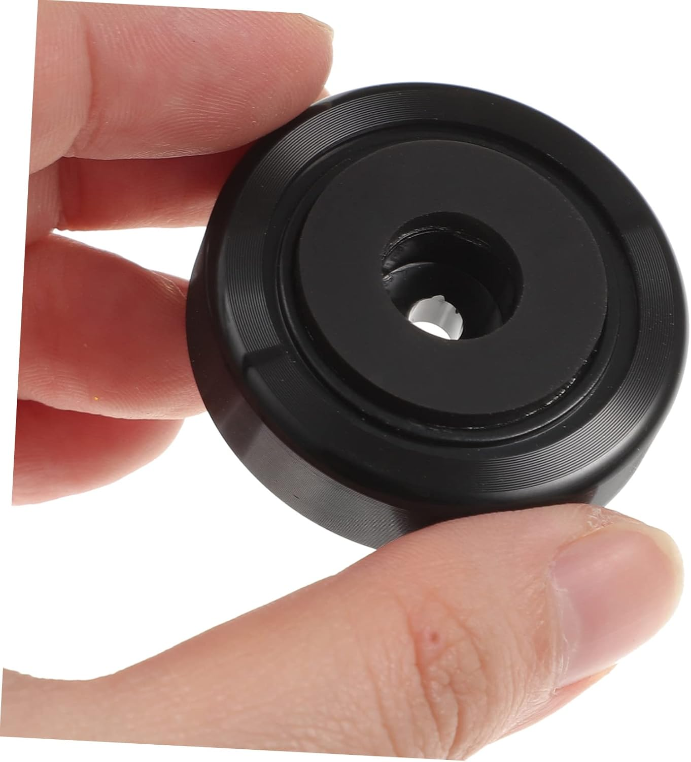 SWOOMEY Speaker Isolation Pad Speaker Feet for Amplifier Turntable Hifi Audio System Vibration Absorber Noise Reduction Base Mat for Subwoofer CD Player Home Theater Black image number 6