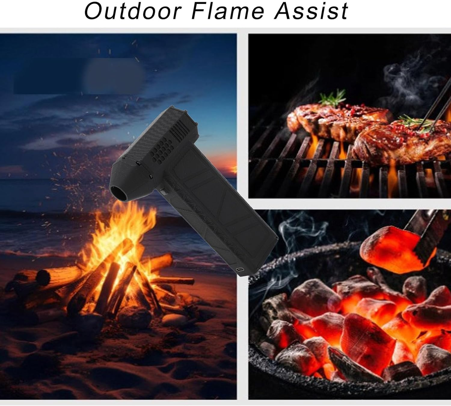 Electric Air Duster, 300000RPM Compressed Air Duster, USB C 15W PD QC Fast Charging 16000Mah Speed Adjustable Jet Dry Blower for Car,Cleaning, Camping