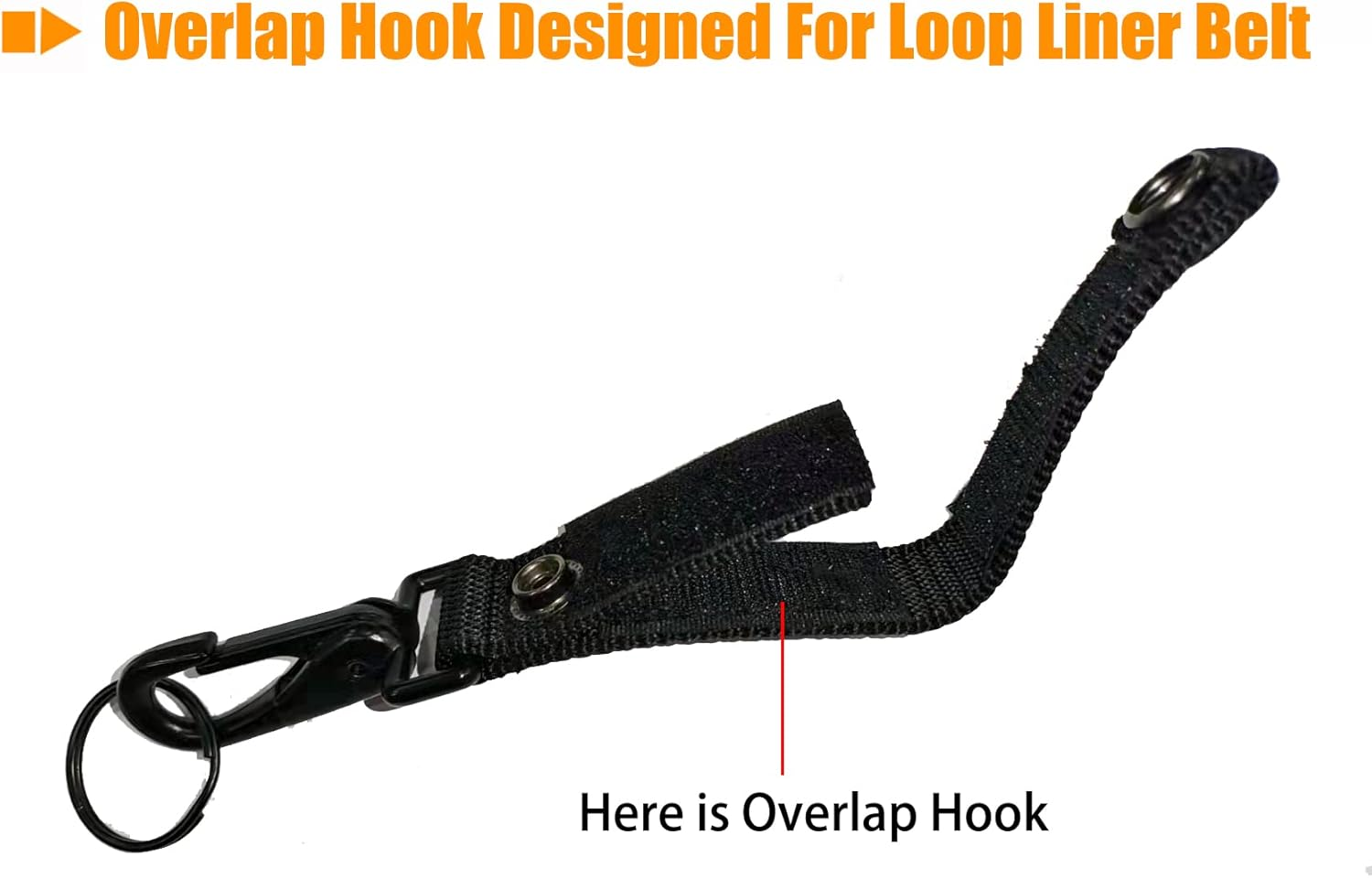 Duty Belt Keeper with Key Holder for 2" and 2&frac14;" Wide Belt,Keeper with Strong Metal Police Key Clip, Military Molle Hook,Police Military Equipment Accessories, 2 Pack image number 5