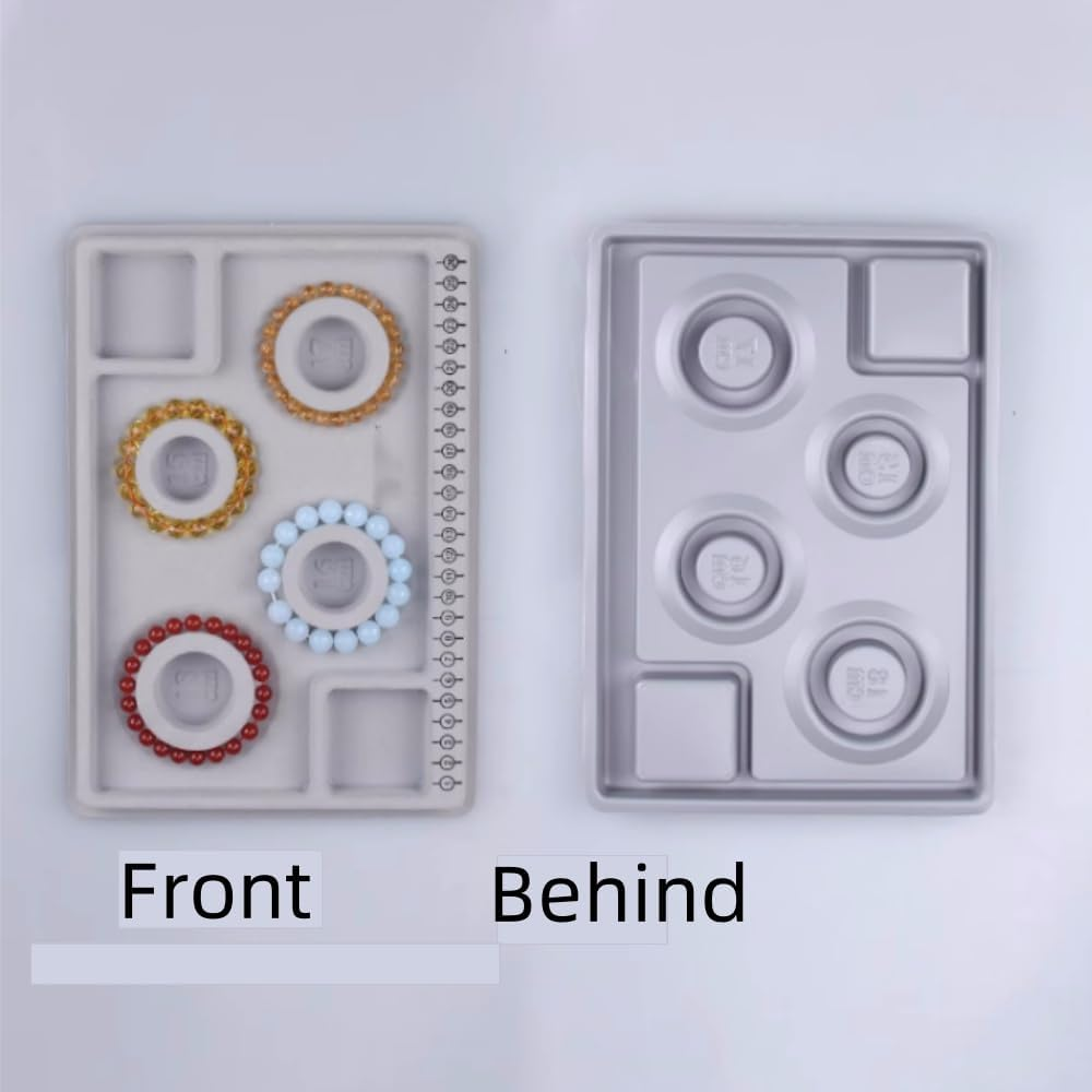 Fabselection 2Pcs Bead Chain Dial Bead Boards for Jewelry Making Bracelet image number 3