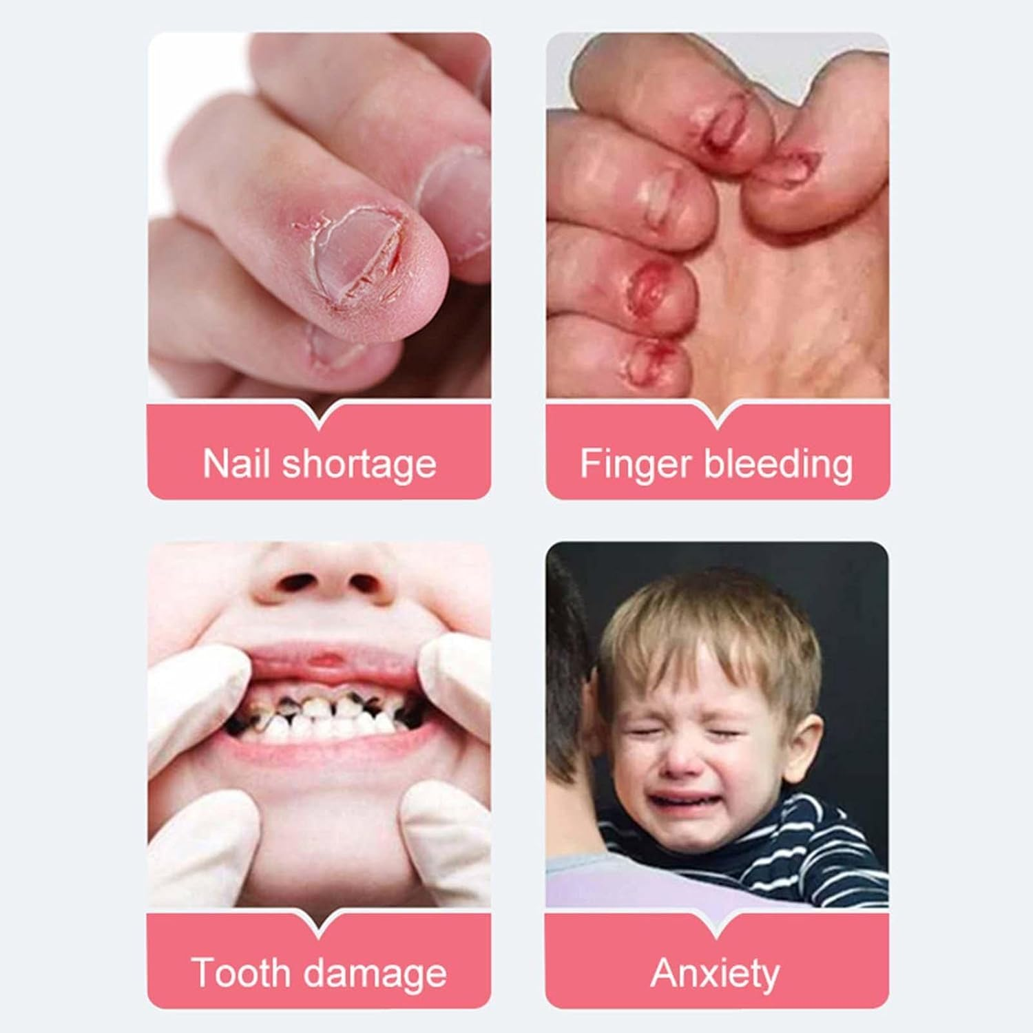 Stop Finger Nail Biting - Stop Deterrents Nail Polish Treats for Kid - No Bite Nail Polish to Help Quit Nail Biting Thumb Sucking for Ages 3+-Year-Old M/B image number 3