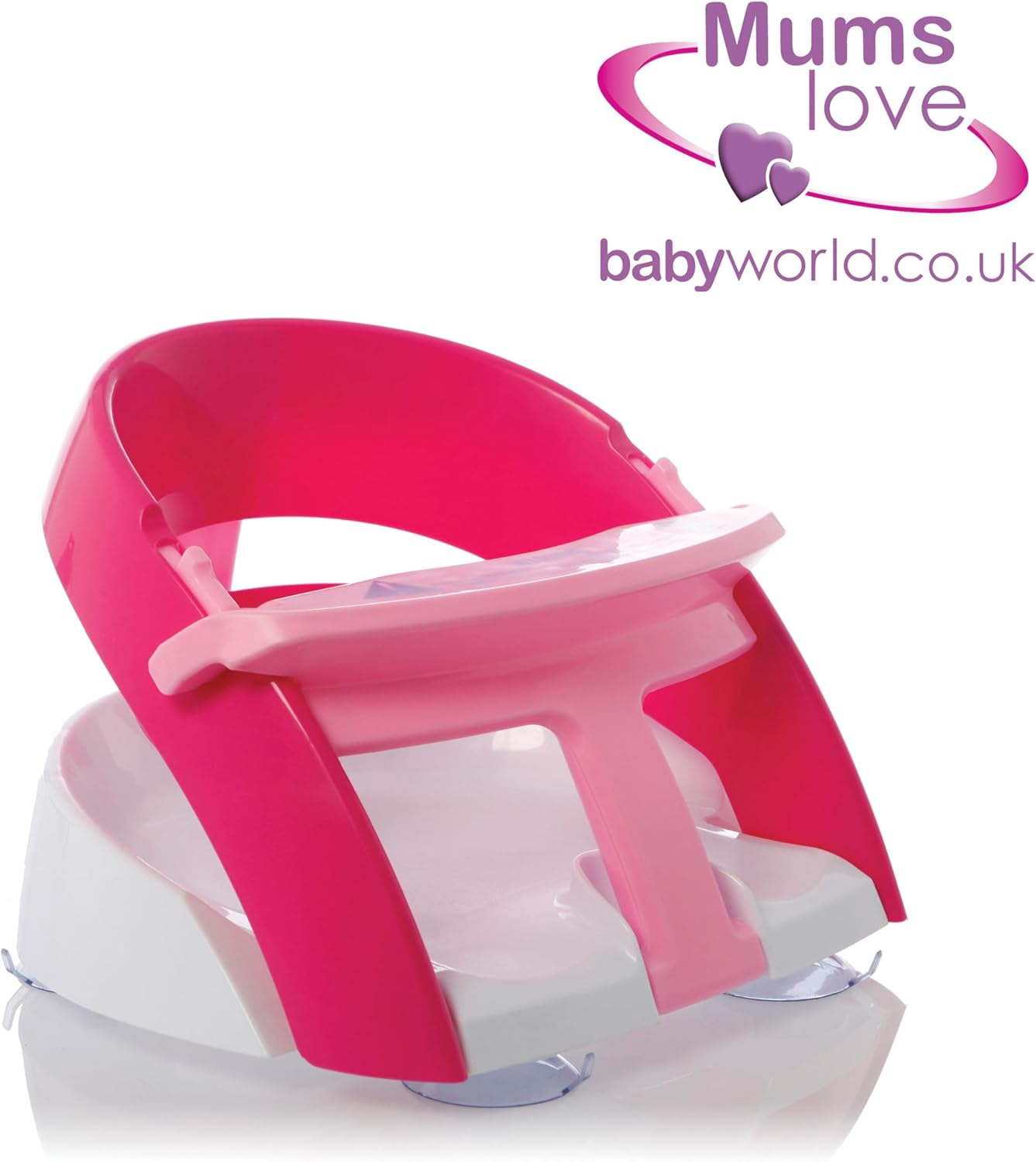 Dreambaby Premium Bath Seat with Scoop, Pink image number 3