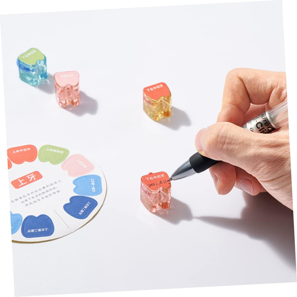 Baby Tooth Saver Box and Keepsake Container for Kids Crystal Case Photo Frame for Storing Deciduous Teeth and Childhood Memories image number 1