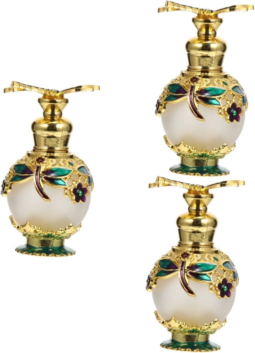 Mobestech 2Pcs Glass Aroma Bottle Refillable Essential Oil Bottle for Diffuser Fragrance Release Perfume Essential Oil Use in Home Fragrance