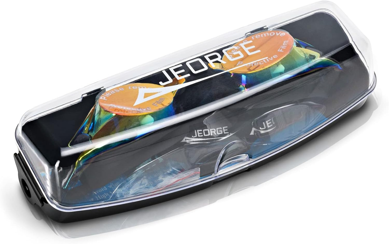 Competition Swim Goggles by JEORGE, Anti-Fog Uv-Protection Mirrored Coating Racing or Training. image number 5