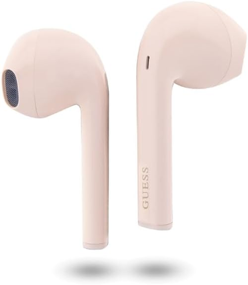 Guess GUTWST26PSP TWS Bluetooth Headphones + Docking Station Pink Classic EST Logo image number 2