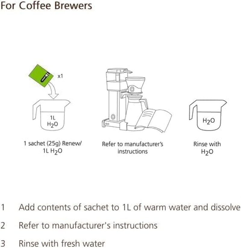 Cafetto Renew Organic Descaler &ndash; Eco-Friendly Scale Remover for Coffee Machines & Kettles (250G) &ndash; Certified for Rapid and Safe Cleaning image number 3