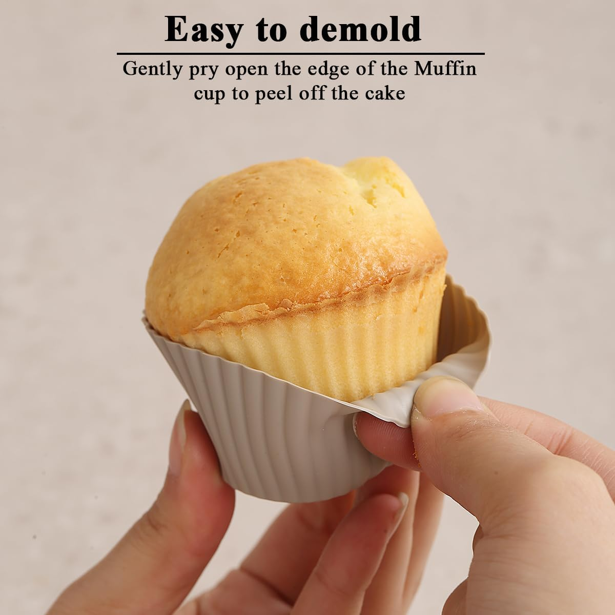 Berglander Reusable Silicone Baking Cups Pack of 16, Heart Flower round Square Muffin Liners, Multicolor, No Smell, Food Grade & Grease-Proof Baking Cups image number 1