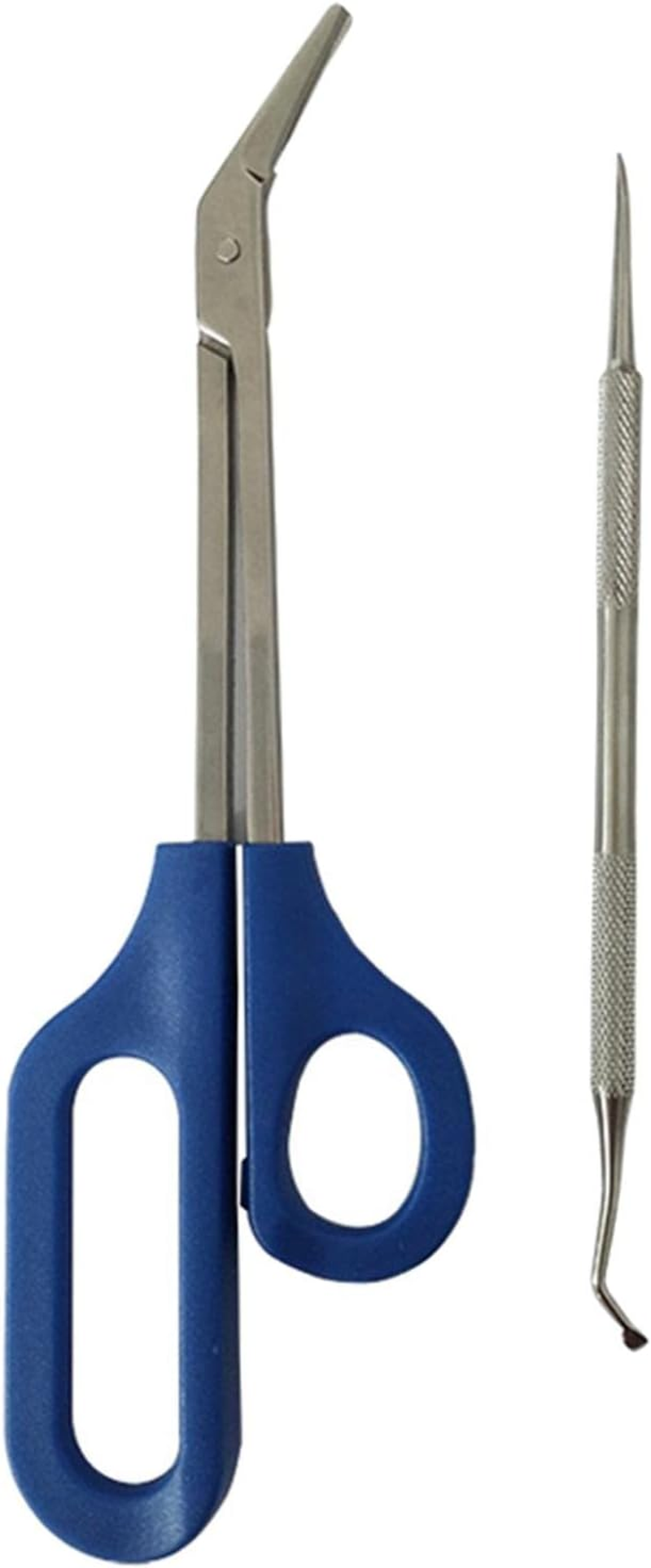 7.8 Inch Long Handled Toenail Scissors and Clippers, Easy Reach Long Handled Toe Nail for Thick Nails Set Great for People with Difficulty Their Toes image number 5