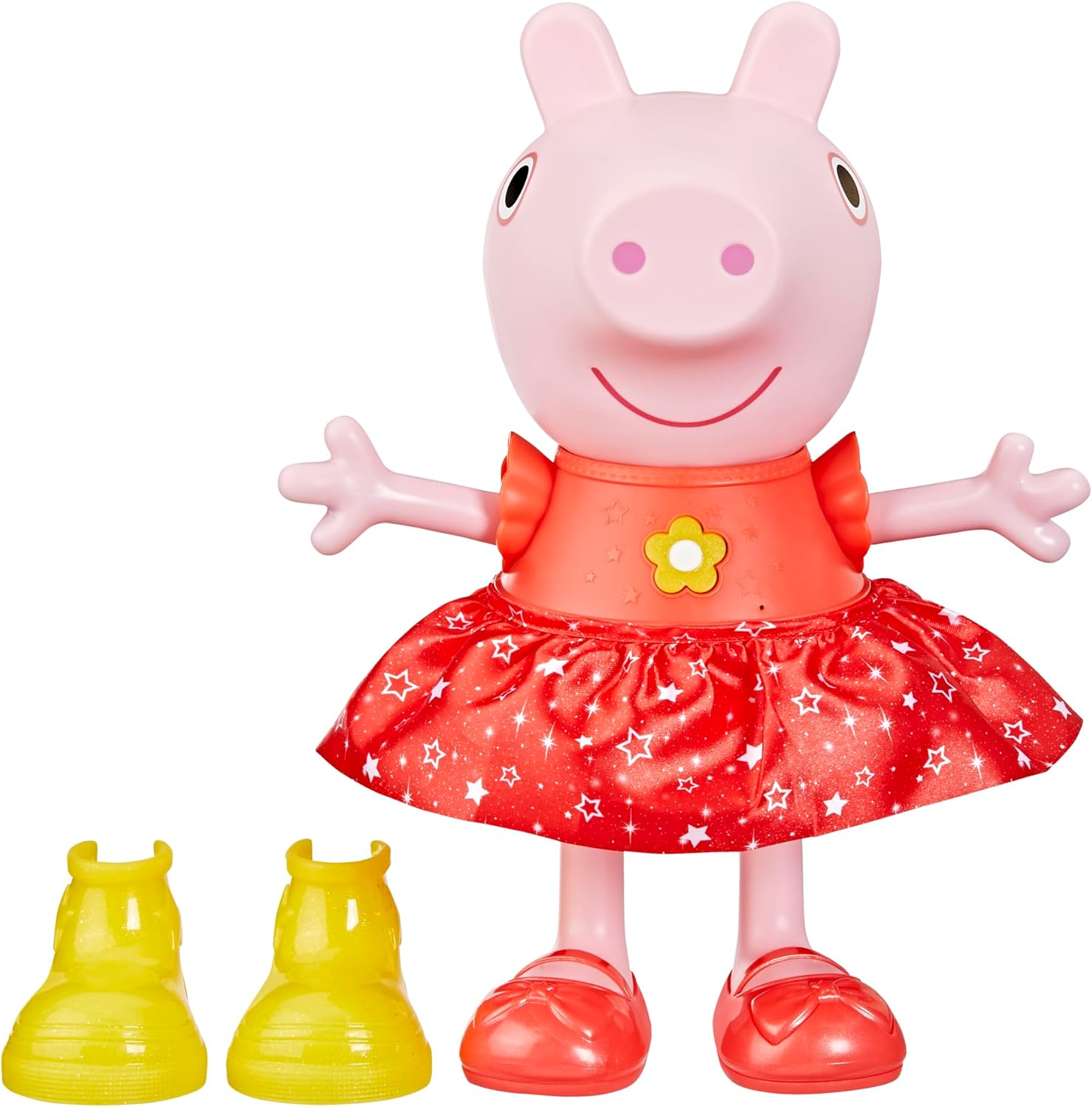 Peppa Pig Peppa&rsquo;S Muddy Puddles Party Singing and Dancing Doll, Interactive Electronic Preschool Toys, Learning Toy for Boys & Girls Ages 3+ image number 5