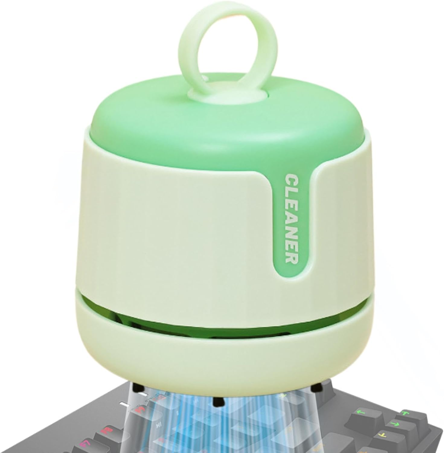 Dust Cleaner - Desktop Cleaners | USB Cleaner for Desks | USB Rechargeable Portable Dust Cleaner | 360 Degree Rotating Picking up Crumbs Cleaner with Soft Bristles for Study Room, Classroom image number 6