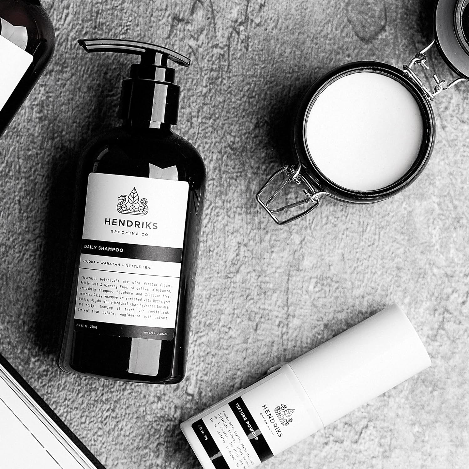 Hendriks&trade; Daily Shampoo for Men, 100% Natural, Sustainable, Vegan, Plant-Based | Jojoba + Waratah Leaf + Nettle Extract | Sulfate Free and Paraben Free, 250Ml. image number 6