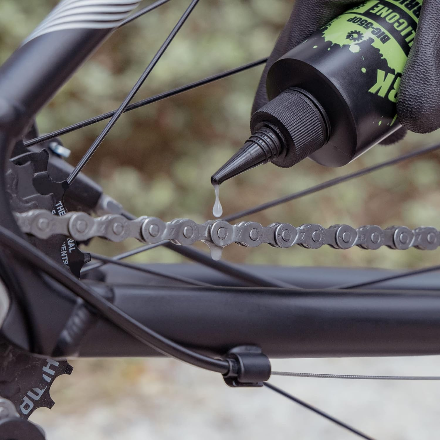 Cyclingdeal Bike Silicone Chain Lubricant Bicycle Maintenance Greaser Oil - 120Ml