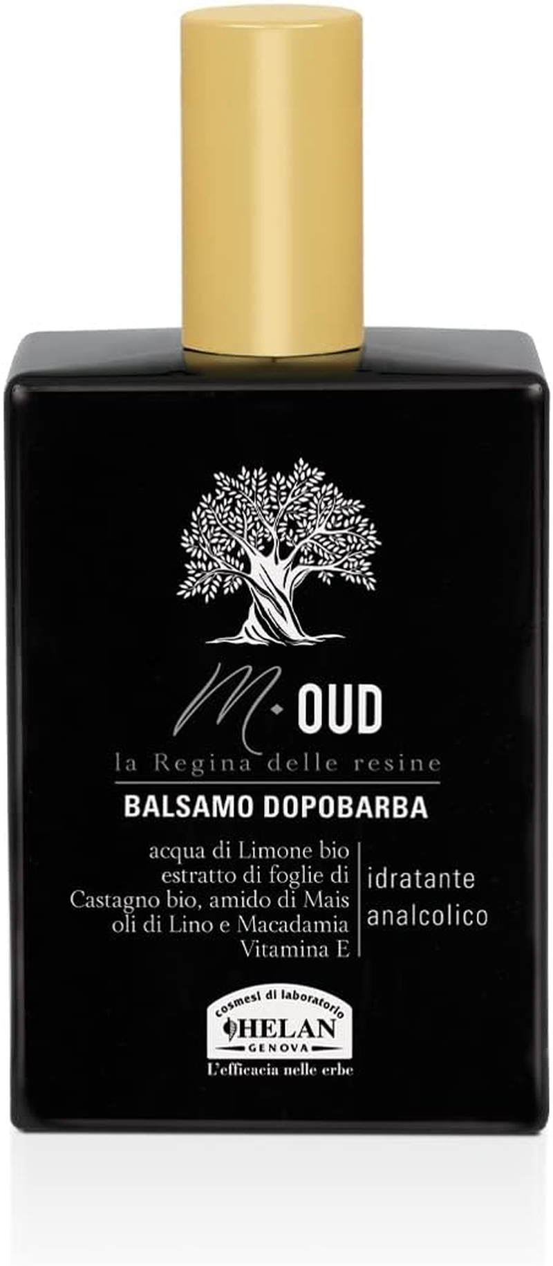 Helan M Oud - Mens Aftershave Balm Gentle & Moisturising, Calming Action against Irritation - Soothing Aftershave Men with Vitamin E, Linseed & Macadamia Oils, Gifts for Him - Made in Italy, 75 Ml image number 3
