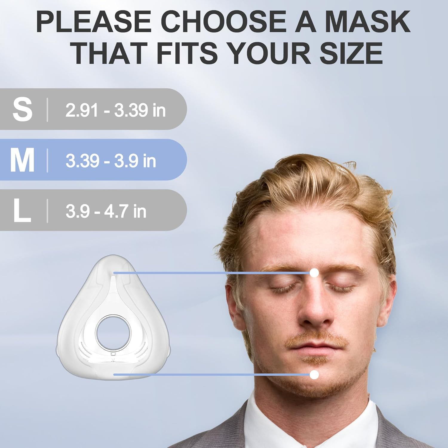 Replacement Mask Kit Compatible with Fisher & Paykel Simplus and Airfit F20, Replacement Kit Including Cushion(S), Frame, Headgear, Strap Covers and Elbow, Great Value Kit Suppiled by Airsmart, Small