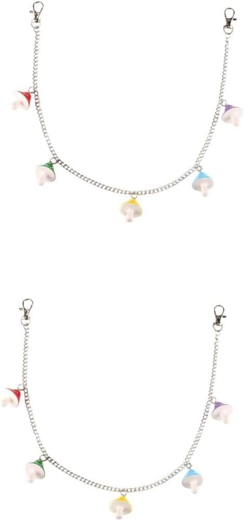 Holibanna Mushroom Pendant Pants Chain Aesthetic Accessories Pants Belt Chains Rock S Aesthetic Jewelry S Pocket Hip Hop S S for S Trousers S Acrylic