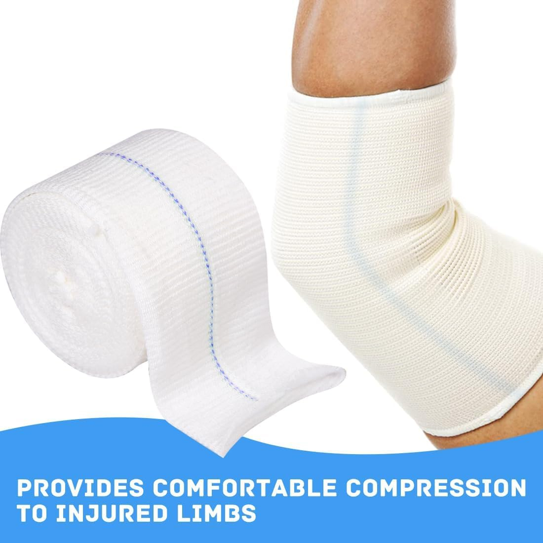Elastic Tubular Support Bandage, 1 Roll Two Way Stretch Tubulars Bandage, Stretch Dressing Retainer Gauze Stockinette Tubing,Tubular Elastic Sport Bandages image number 5