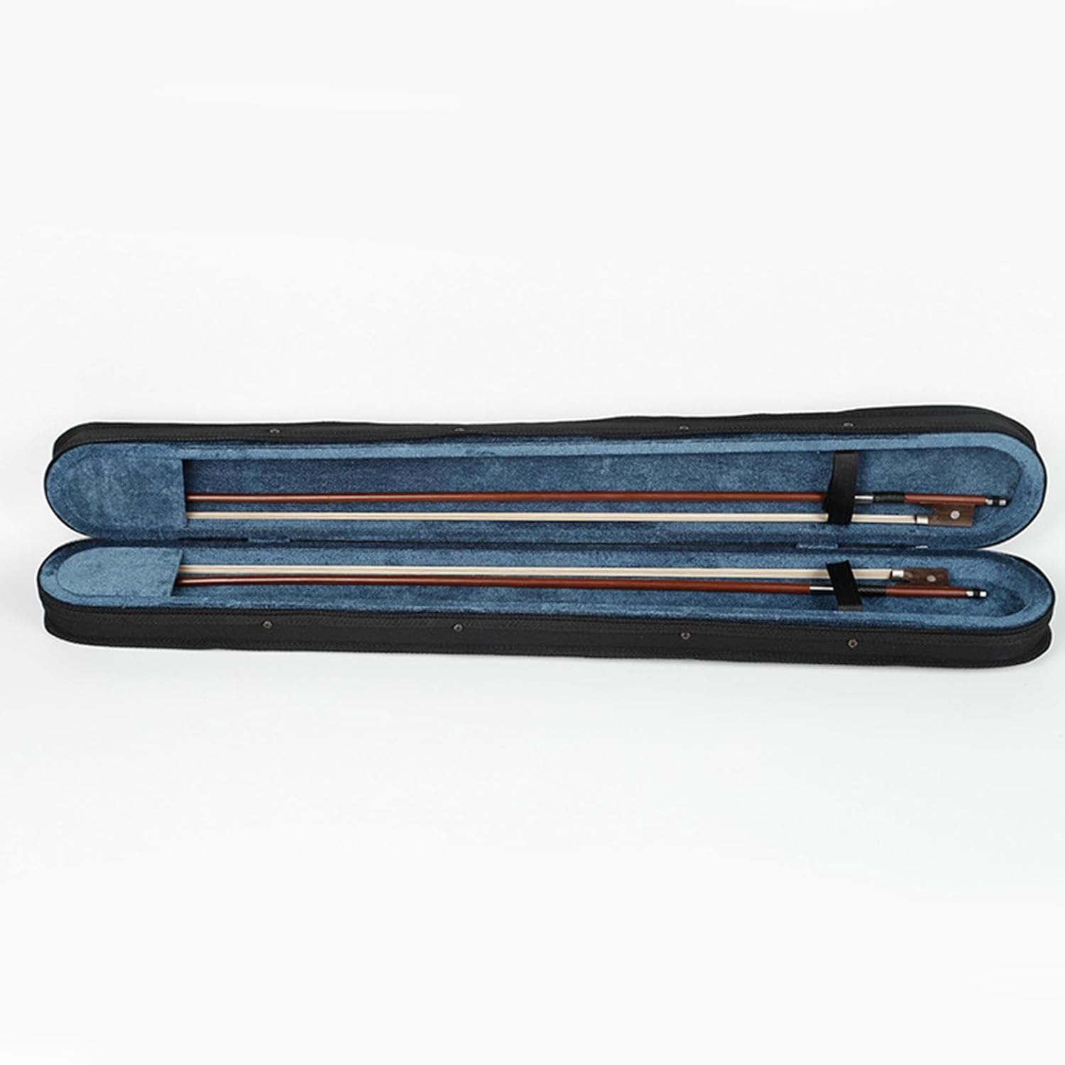 Luwecf Double Bass Bow Case with Enhanced Protection for String Instrument Storage, Black - Red image number 7