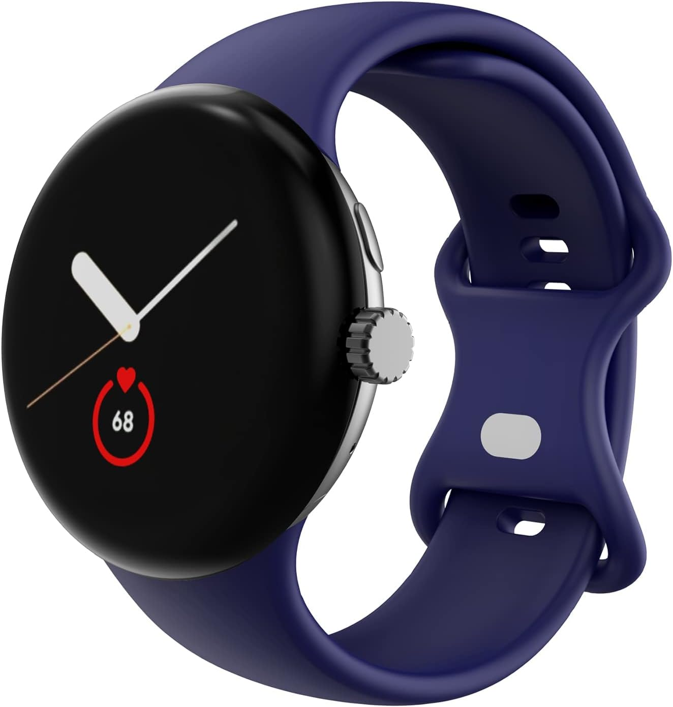 OVERSTEP Compatible with Google Pixel Watch Band, Pixel Watch Soft Silicone Wristband Waterproof Sports Band for Google Pixel Watch 2022