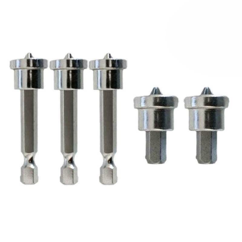 AIMALL 5PCS Magnetic Positioning Screwdriver Bits, 25Mm & 50Mm Chrome Vanadium Steel Screw Positioning Bits with Magnetic Collar for Electric Screwdrivers and Drills image number 3