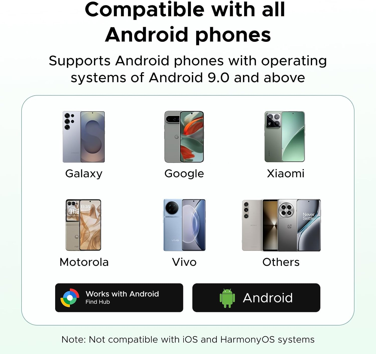 UGREEN Finetrack Slim Smart G Bluetooth Tracker (Android Only), 5 Year Battery Life Google Smart Tracking Tag Work with Find Hub App, IP68 Waterproof Wallet Finder for Android 1.7Mm Ultra-Slim image number 1