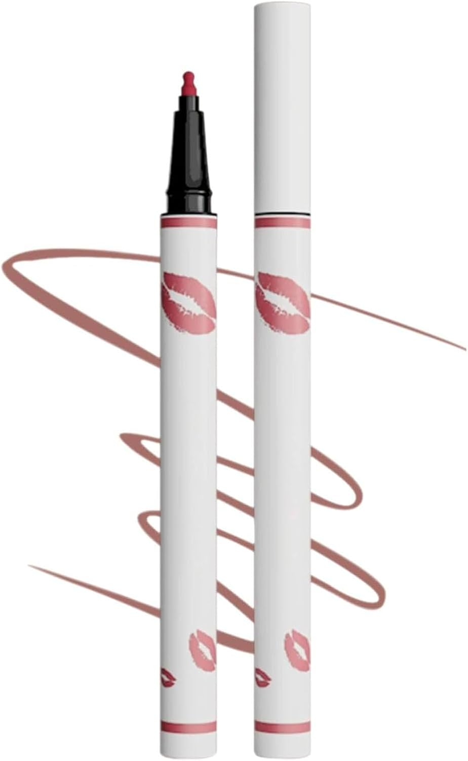 Peshoriadam Lip Liner, Longwear Liquid Lip Liner, Benighty Liquid Lip Liner, Peshoriadam Liquid Lip Liner, Peshoriadam Longwear Lip Liner, 2-In-1 Waterproof Lipstick Lip Liner (07#)