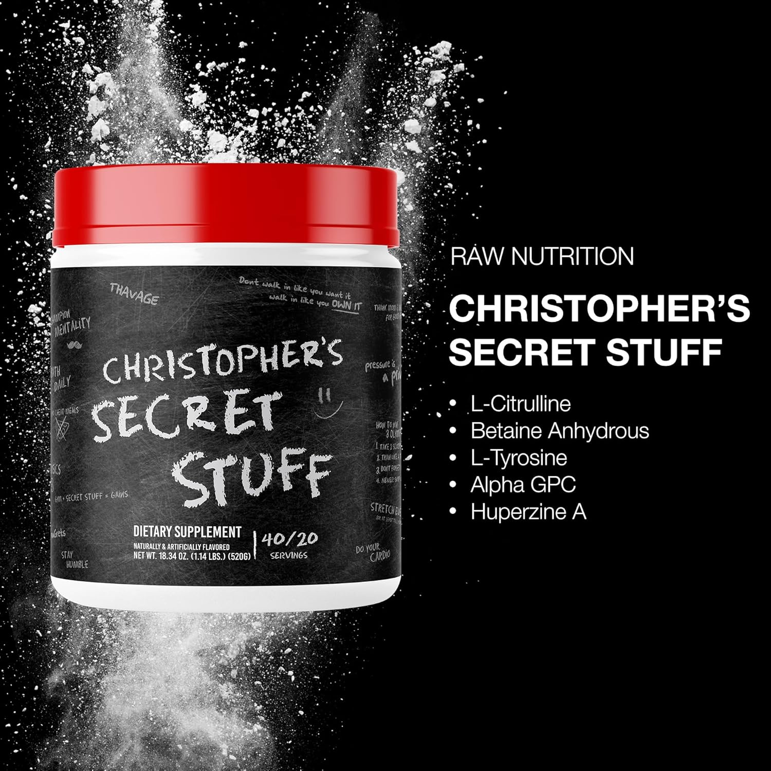 Nutrition Cbum Christopher'S Secret Stuff Thavage Pre-Workout Powder 512 G image number 6
