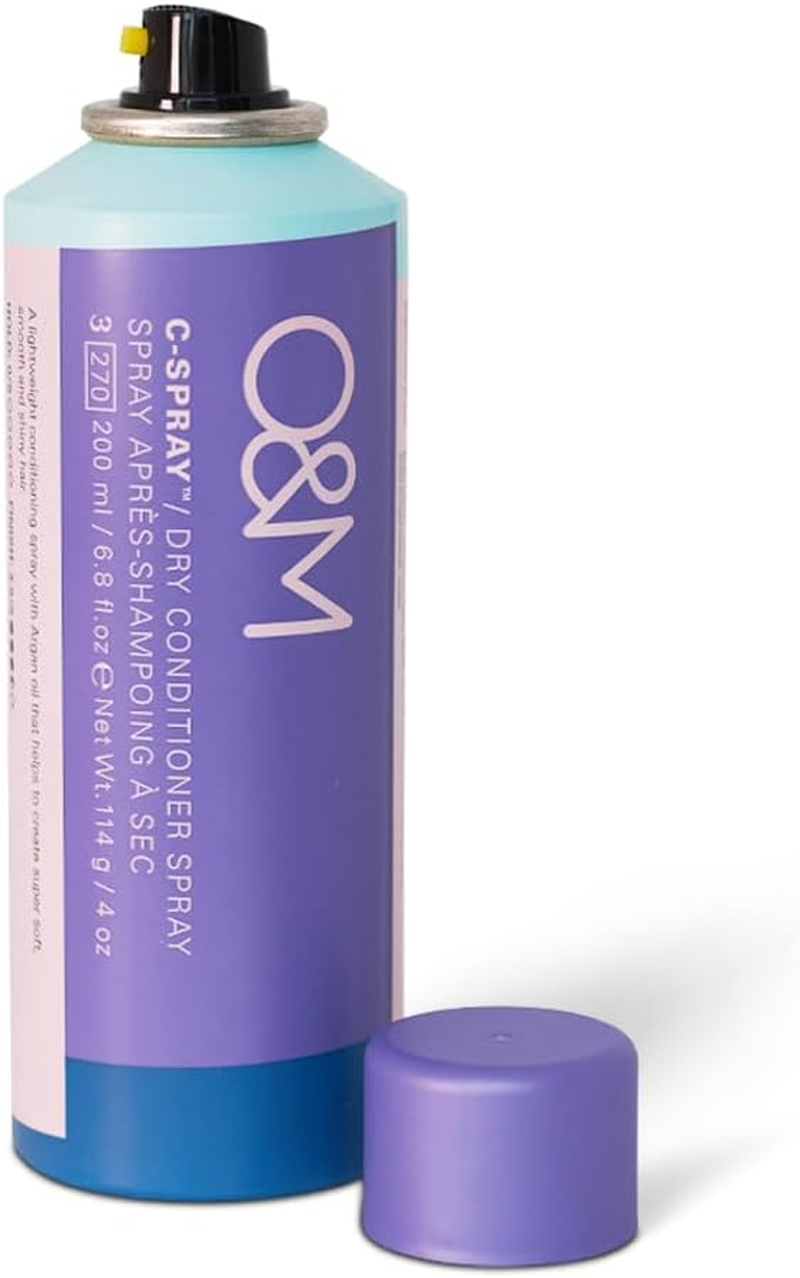 O&M C Spray Dry Conditioner Spray- 200Ml- anti Humidity,. Anti-Static, Softens and Smooths Hair between Washes. Clean from Sulfates, Parabens, Silicones, Phthalates & Gluten, PETA Certified & Vegan image number 6