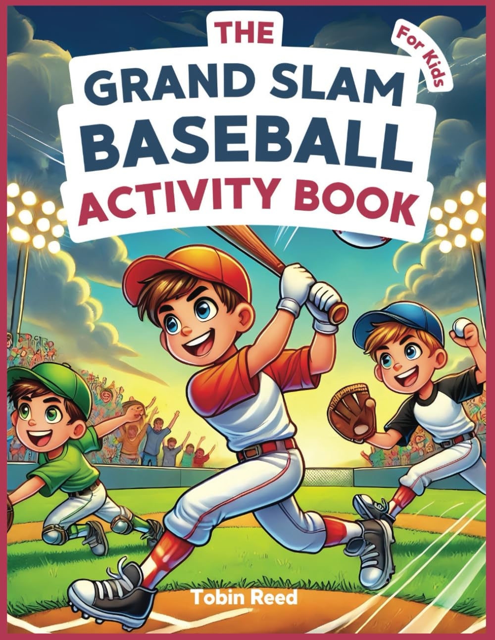 The Grand Slam Baseball Activity Book for Kids: Fun and Educational Baseball Activities for Kids Ages 8-12. Puzzles, Trivia, and Games for Young Baseball Fans image number 1