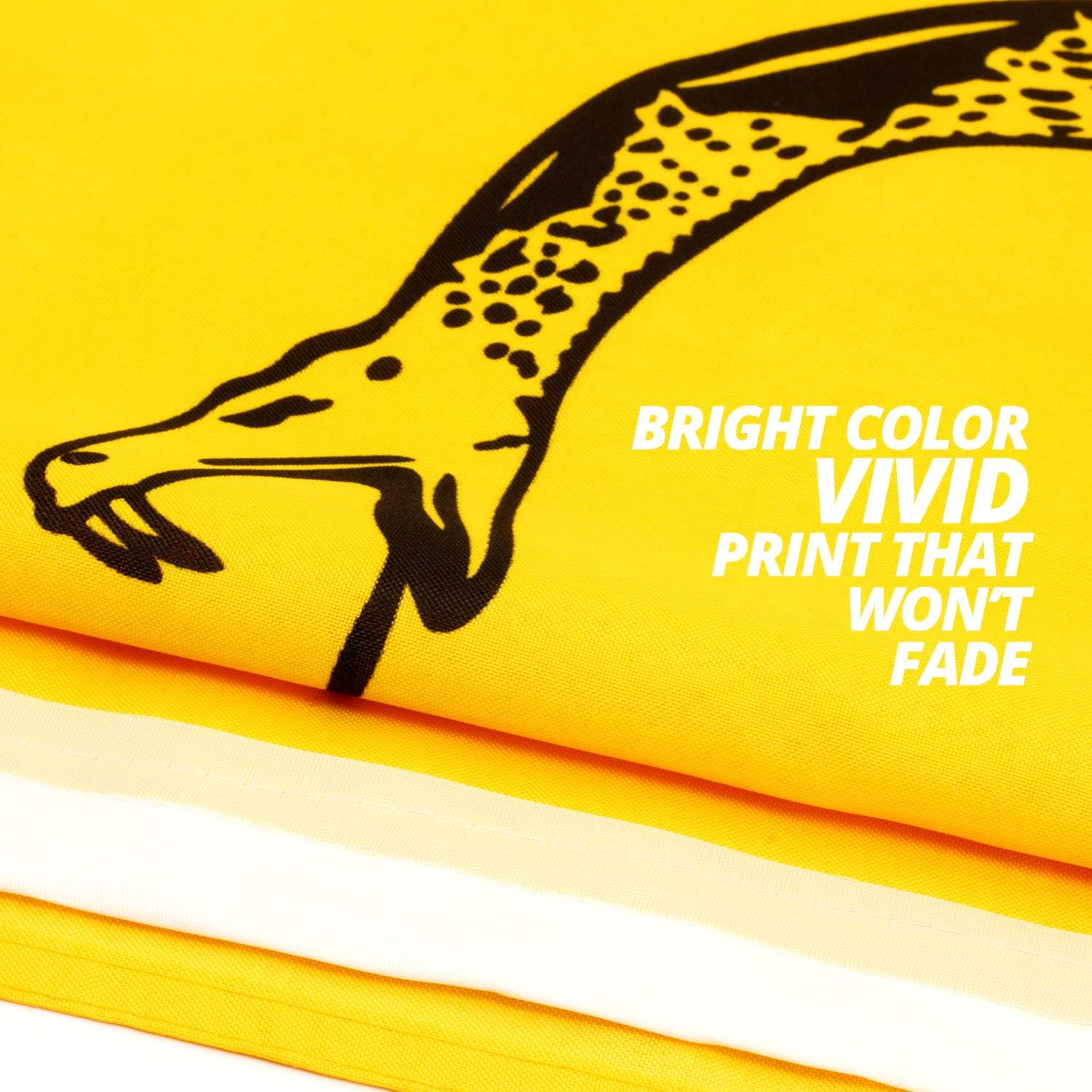 ANLEY Fly Breeze 3X5 Foot Don'T Tread on Me Gadsden Flag - Vivid Color and UV Fade Resistant - Canvas Header and Double Stitched - Tea Party Flags Polyester with Brass Grommets 3 X 5 Ft image number 1